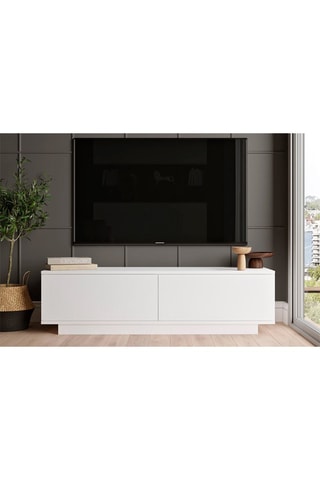 Meuble TV 2 abattants  - 140 x 38,2 x 35,5 cm