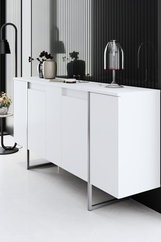 Buffet 4 portes - 160 x 80 x 35 cm