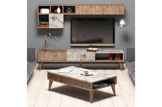 Ensemble meubles de salon - 180 x 40 x 35 cm