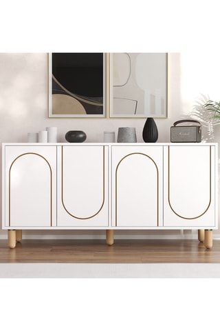 Buffet 4 portes Verona - 150 x 35,6 x 73 cm