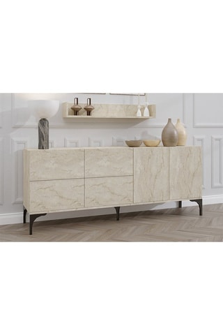 Buffet 2 portes Stella - 180 x 80 x 40 cm