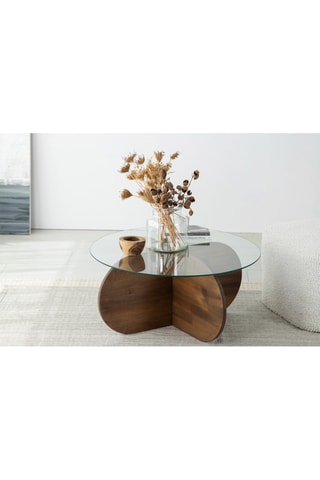 Table basse - Pieds en pin massif - 75 x 35 x 75 cm