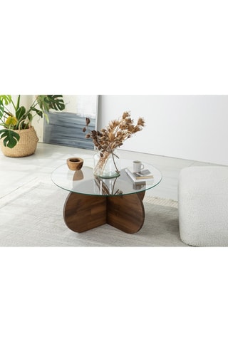 Table basse - Pieds en pin massif - 75 x 35 x 75 cm
