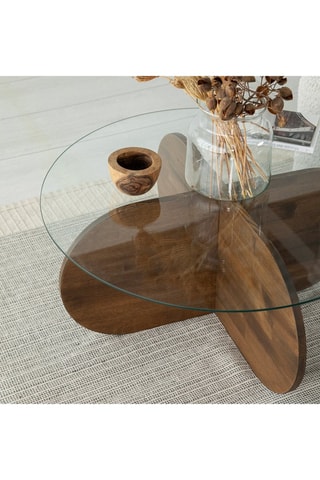 Table basse - Pieds en pin massif - 75 x 35 x 75 cm