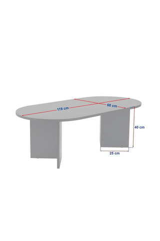 Table basse Sable - 119 x 40 x 60 cm