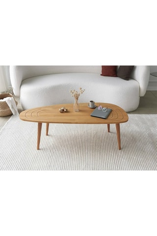 Table basse en bois de pin Sweet   - Pin - 115 x 50 x 38 cm