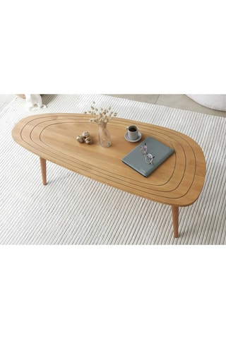 Table basse en bois de pin Sweet   - Pin - 115 x 50 x 38 cm