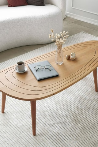 Table basse en bois de pin Sweet   - Pin - 115 x 50 x 38 cm