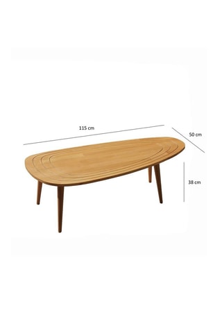 Table basse en bois de pin Sweet   - Pin - 115 x 50 x 38 cm