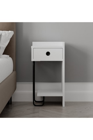 Table de chevet 1 tiroir - 32 x 61 x 30 cm