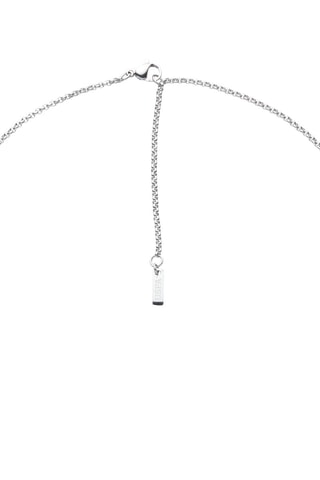 Colar Prateado e preto