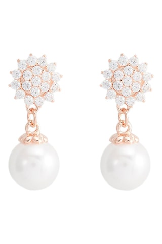 Brincos Banhado a ouro rosa