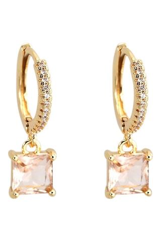 Brincos  Ouro amarelo e topázios