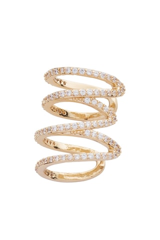 Earcuff - Folheado a ouro amarelo