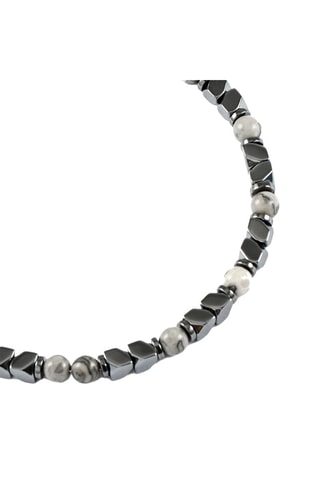 Pulseira - Hematite e jaspe