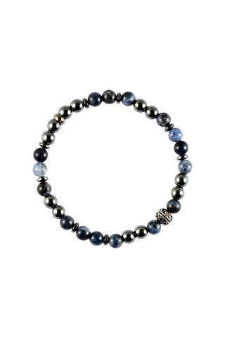 Pulseira Prateado e azul