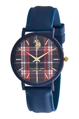 Relógio de quartzo em silicone - Azul