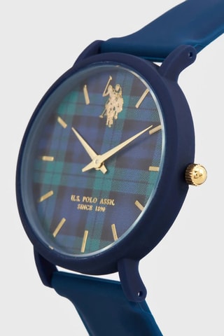 Relógio de quartzo em silicone - Azul