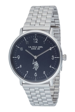 Relógio de quartzo em aço inoxidável - Prateado