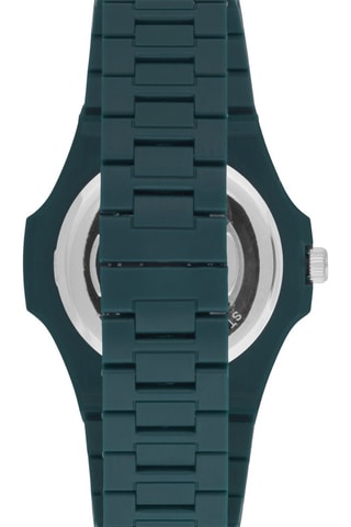 Relógio de quartzo em plástico - Verde-escuro