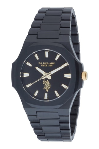 Relógio de quartzo em plástico - Preto