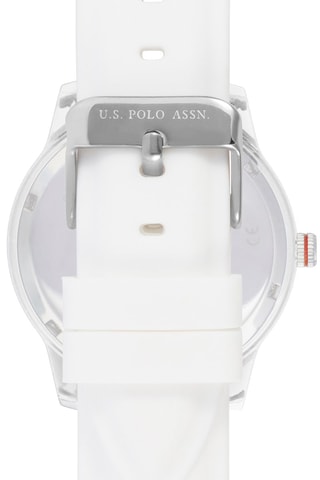 Relógio de quartzo em silicone - Branco