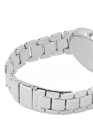 Relógio de quartzo em metal - Prateado