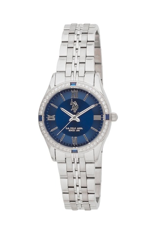 Relógio de quartzo em aço inoxidável - Prateado