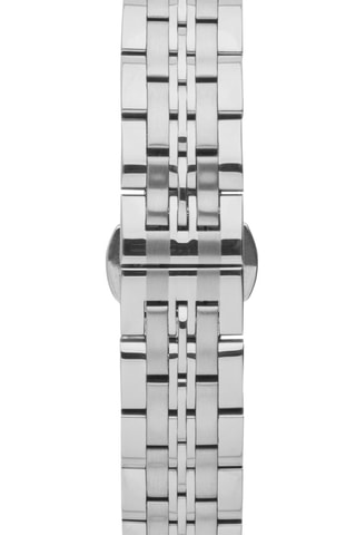 Relógio de quartzo em aço inoxidável - Prateado