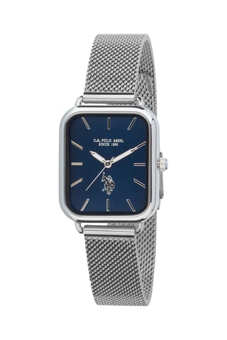 Relógio de quartzo em aço inoxidável - Prateado