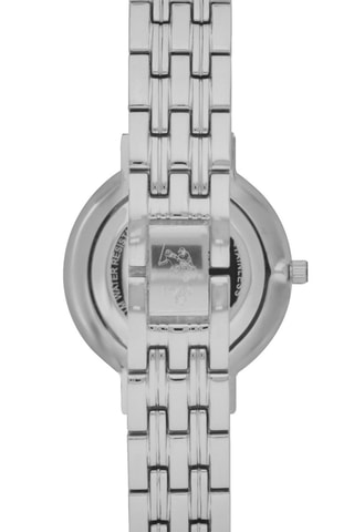 Relógio de quartzo em metal - Prateado