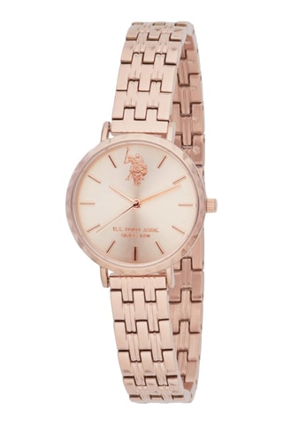 Relógio de quartzo folheado a ouro rosa - Rosa-dourado