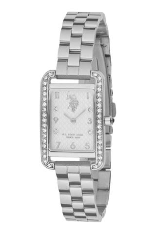 Relógio de quartzo em aço inoxidável - Prateado