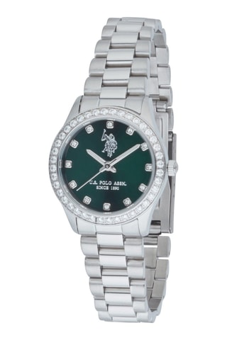 Relógio de quartzo em aço inoxidável - Prateado