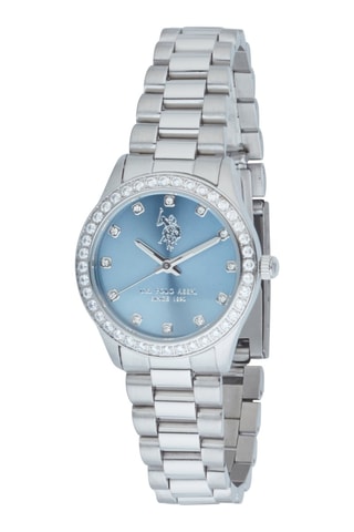 Relógio de quartzo em aço inoxidável - Prateado