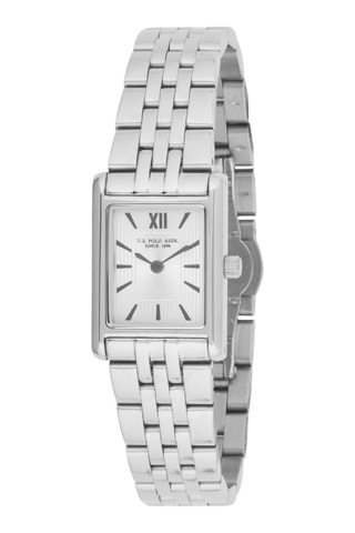 Relógio de quartzo em aço inoxidável - Prateado