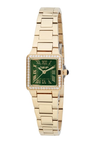 Relógio de quartzo em aço inoxidável - Dourado