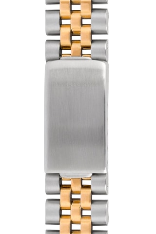 Relógio de quartzo em aço e banhado a ouro amarelo - Prateado