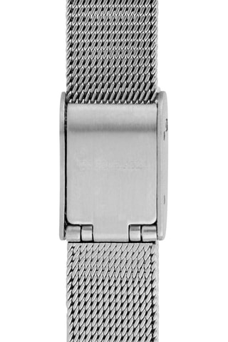 Relógio de quartzo em aço 
Prateado