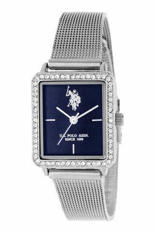 Relógio de quartzo em aço - Prateado