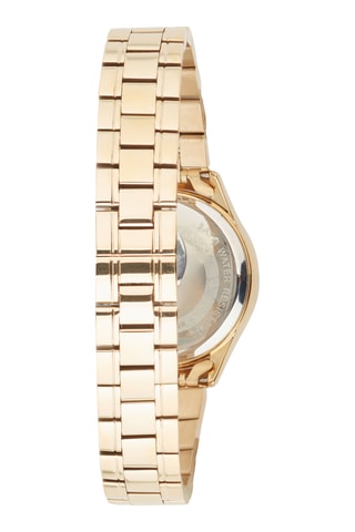 Relógio de quartzo banhado a ouro amarelo