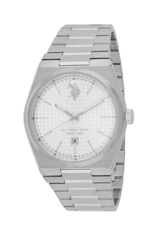 Relógio de quartzo em aço - Prateado