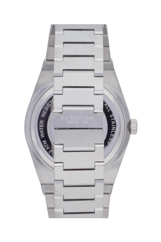 Relógio de quartzo em aço - Prateado