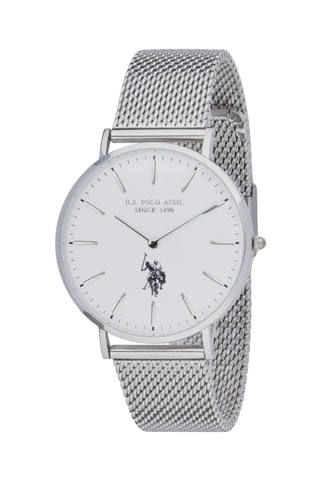 Relógio de quartzo em aço - Prateado