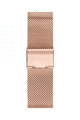 Relógio de quartzo em aço e banhado a ouro rosa