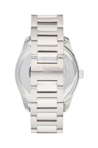 Relógio de quartzo em aço inoxidável - Prateado