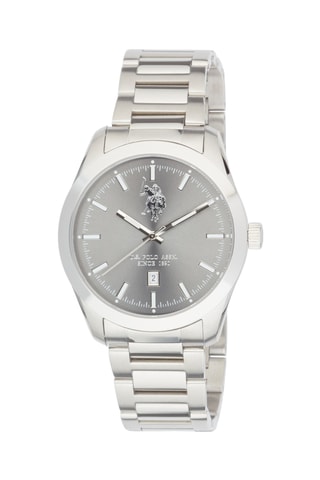 Relógio de quartzo em aço inoxidável - Prateado