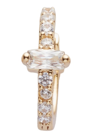 8 brincos - Banhado a ouro amarelo