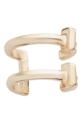 Earcuff - Banhado a ouro amarelo