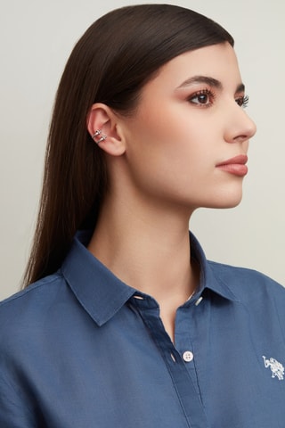 Earcuff - Banhado a ouro amarelo